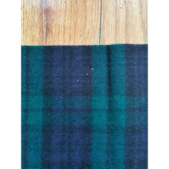 Johnstons Of Elgin Unisex Cashmere Fringe Trim Scarf Blackwatch Size 65X10" - Picture 2 of 2